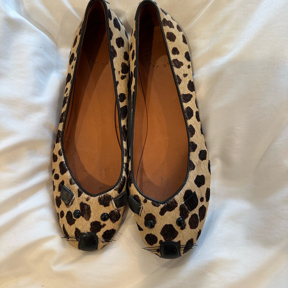 Marc Jacobs Animal Print Flats